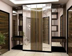 Hallway Compartments With A Picture Photo