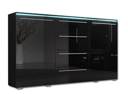Black wardrobe for living room photo