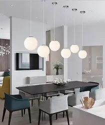 Lamp for white kitchen photo