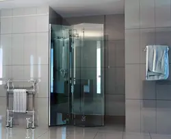 Accordion doors for bathtub photo