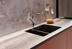 Hpl kitchen countertop photo