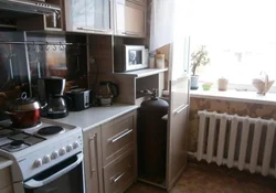 Kitchen And Gas Cylinder Photo
