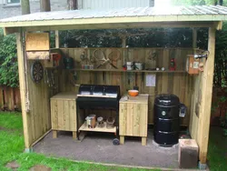 Kitchen and gas cylinder photo