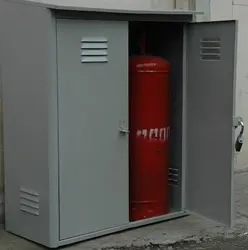Oshxona va gaz ballonining fotosurati