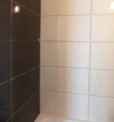 Photo Of Black Seams In The Bathroom