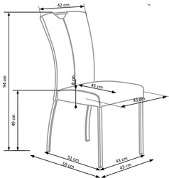 Kitchen chairs photo dimensions