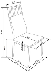 Kitchen chairs photo dimensions