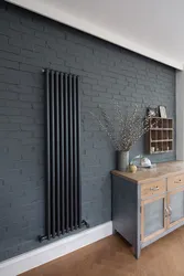 Black Radiator In The Kitchen Photo