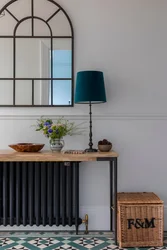 Oshxona fotosuratidagi qora radiator