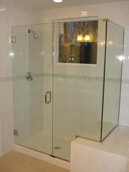 Glass cabins for bathrooms photo