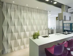 Soft panels in the kitchen photo