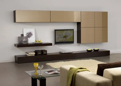 Акси chipboard ҳуҷраи зиндагӣ дар дохили
