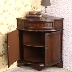 Жатын бөлме фотосуретіндегі бұрыштық төсек үстелі