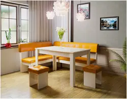 Corner chairs for kitchen photo