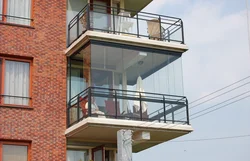 Apartment building with loggia photo