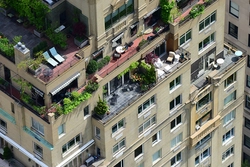 Apartment building with loggia photo