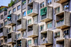 Apartment building with loggia photo