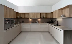 Gray Beige Kitchen Photo Corner