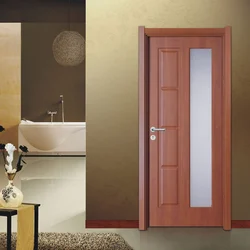 Photo of bathroom door at 60