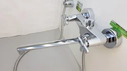 Bath mixer installed photo