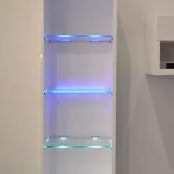 Vanna otağı rəfinin işıqlandırılması fotoşəkili