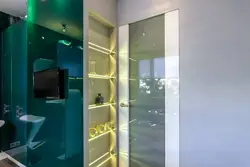Vanna otağı rəfinin işıqlandırılması fotoşəkili