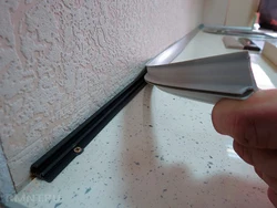 Plastic plinth for kitchen photo