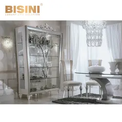 Буфети шишагӣ дар меҳмонхона акс