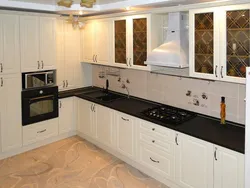 Photos of light kitchens made of film