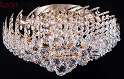 Crystal chandelier for kitchen photo