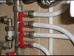 Piping in the kitchen photo