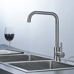 Смеситель для кухни нержавейка фото
