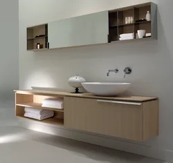 Vanna otağında uzun lavabo fotoşəkili