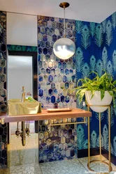 Fusion tiles in the bathroom photo