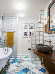 Fusion Tiles In The Bathroom Photo