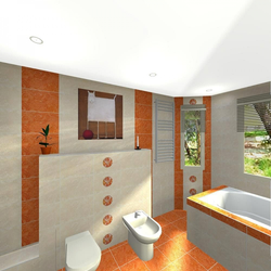 Fusion tiles in the bathroom photo
