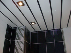 Bathroom floor and ceiling photo