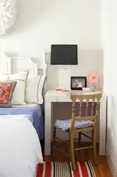 Photo bedroom table by the bed
