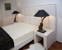 Photo Bedroom Table By The Bed