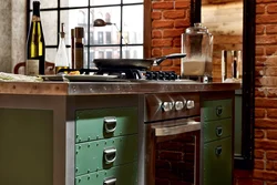 Handles for kitchen loft photo