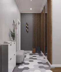 Pvc tiles in the hallway photo