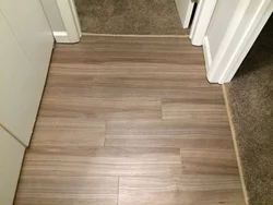 Pvc tiles in the hallway photo