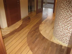 Pvc tiles in the hallway photo