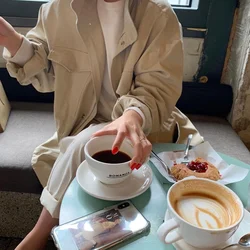 Morning coffee in the kitchen photo