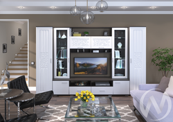 White living room sets photo