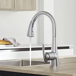 Kitchen faucets swivel photo