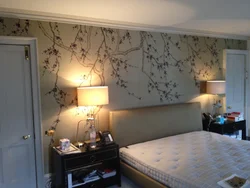 Sakura in the bedroom interior photo