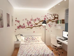 Sakura in the bedroom interior photo