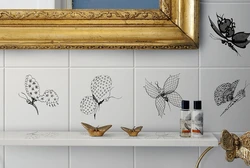 Bath with butterflies photo small