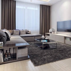 Furniture Curtains Living Room Design Photo
